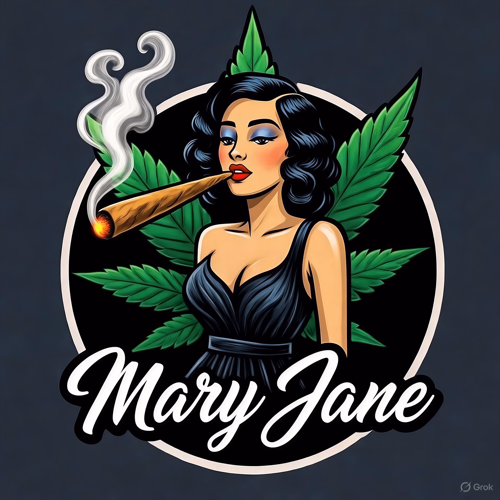 نادي القنب الاجتماعي Mary Jane Social Club شعار